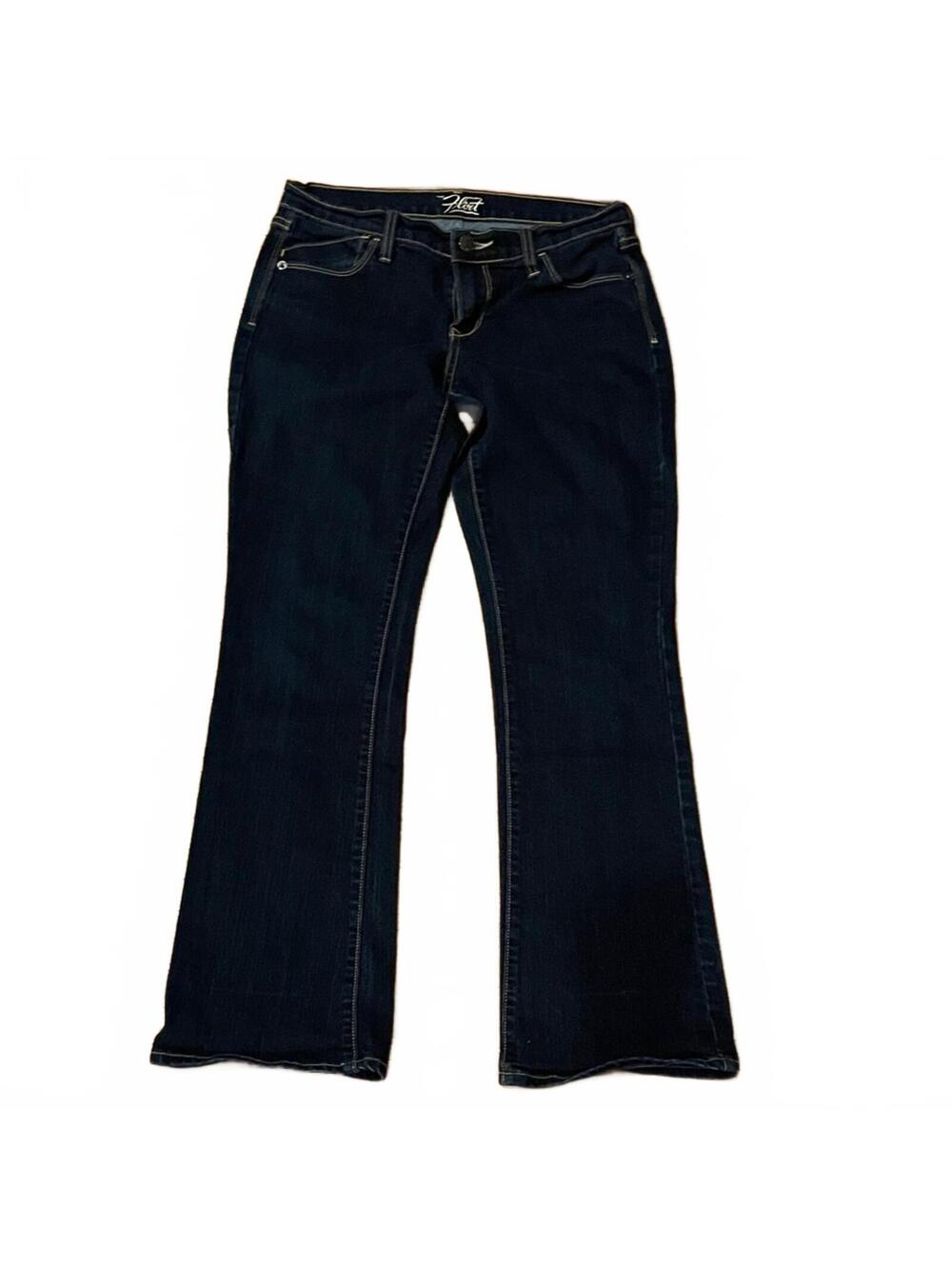 Old Navy The Flirt Flare Jeans Size 2 Short Dark Wash Mid Rise Y2K